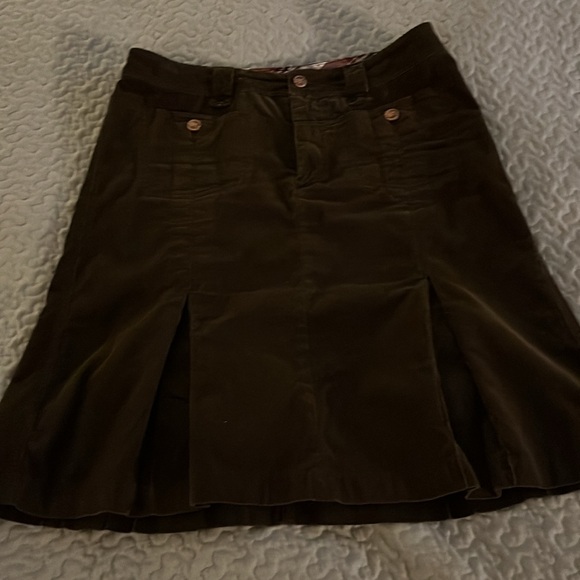 Dark brown corduroy skirt - Picture 5 of 5